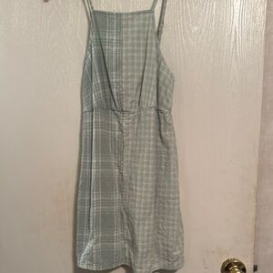 Plaid Blue Sundress